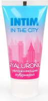 Увлажняющий лубрикант на водной основе Intim in the city Hyaluronic - 60 гр.