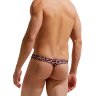 Мужские трусы-тонги с леопардовым принтом Micro Touch Thong