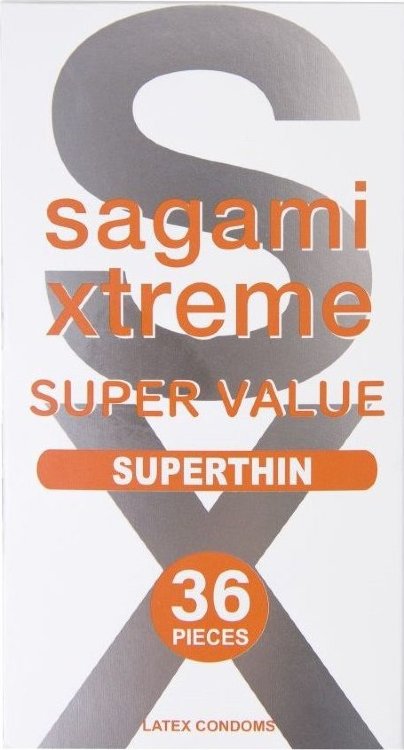 Ультратонкие презервативы Sagami Xtreme Superthin - 36 шт.