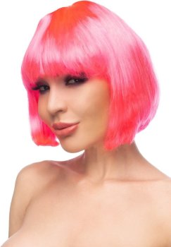 Ярко-розовый парик Ахира