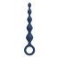 Синяя анальная ёлочка с кольцом 5 Beads Anal Bead - 20,4 см.  Цена 1 623 руб. - Синяя анальная ёлочка с кольцом 5 Beads Anal Bead - 20,4 см.