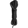 Черная веревка для бондажа Easytoys Bondage Rope - 5 м.