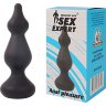Фигурная анальная втулка Sex Expert - 10 см.