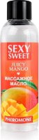 Массажное масло Sexy Sweet Juicy Mango с феромонами и ароматом манго - 75 мл.