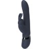 Тёмно-синий вибратор Oh My USB Rechargeable Rabbit Vibrator - 25,4 см.