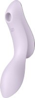 Сиреневый вибромассажер с вакуумной стимуляцией Curvy Trinity 2