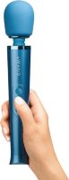 Синий жезловый мини-вибратор Le Wand c 6 режимами вибрации