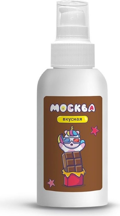 Универсальная смазка с ароматом шоколада Москва Вкусная - 100 мл.