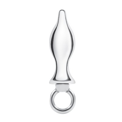 Металлический плаг с кольцом Stainless Steel Metal Tapered Butt Plug With Loop Hardware - 10 см. Длина: 1 см. Диаметр: 2.5 см. Поднимите свои анальные игры на новый уровень с помощью металлической конической анальной пробки Blue Line из металла с петлей для извлечения. Эта изысканная анальная игрушка сочетает в себе чувственное удовольствие от прохлады и твердости нержавеющей стали с функциональным кольцом для дополнительного контроля и безопасности, которое вы можете выкрутить из игрушки. Коническая конструкция обеспечивает легкое введение плага, а кольцо обеспечивает безопасное вращение и легкое извлечение. Изготовленный из алюминиевого сплава, он не только гигиеничен, но и идеально подходит для температурных игр, предлагая захватывающий диапазон ощущений. Охлаждайте или нагревайте стимулятор - испытывайте новые волны удовольствия. Рабочая длина - 6 см. Страна: Китай. Материал: металл.