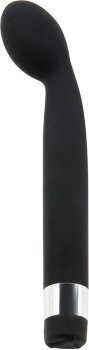 Чёрный G-стимулятор с вибрацией Scarlet G - 21 см.