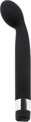 Чёрный G-стимулятор с вибрацией Scarlet G - 21 см. Длина: 21 см. Диаметр: 3.5 см. Чёрный G-стимулятор с вибрацией Scarlet G. Имеет крупную изогнутую головку для идеального воздействия. Рабочая длина - 18 см. Страна: Китай. Материал: анодированный пластик (ABS). Батарейки: 2 шт., тип AA.