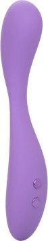 Фиолетовый ультрагибкий вибромассажер Demi