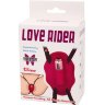 Нежный вибростимулятор для клитора Love Rider на ремешках