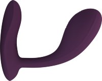 Сливовый G-стимулятор с управлением через приложение Baird