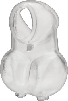 Прозрачная насадка-утяжка для мошонки Ball Sheath With Compression Cock Support