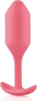 Розовая пробка для ношения B-vibe Snug Plug 2 - 11,4 см.