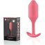 Розовая пробка для ношения B-vibe Snug Plug 2 - 11,4 см.  Цена 11 882 руб. - Розовая пробка для ношения B-vibe Snug Plug 2 - 11,4 см.