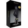 Черный вибратор-кролик с эффектом нагрева Warming Rabbit Vibrator
