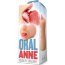 Телесный мастурбатор-ротик с язычком Oral Anne - Телесный мастурбатор-ротик с язычком Oral Anne