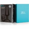 Большая чёрная вибропробка Rimming Plug XL - 16 см.