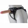 Универсальный мягкий пояс с насадкой Hard brutal BDSM-КОНСУЛ - 17 см.