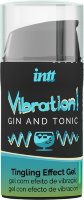Жидкий интимный гель с эффектом вибрации Vibration! Gin Tonic - 15 мл.