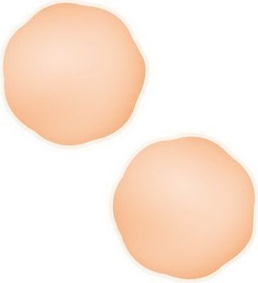 Телесные силиконовые наклейки на соски NIPPLE COVERS SILICONE