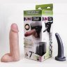 Страпон-унисекс с двумя насадками UNI strap 7 Harness - 19 и 12 см.