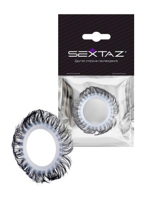 Эластичное эрекционное колечко с черными «ресничками»  Цена 657 руб. Эрекционное кольцо для пениса усиливает эрекцию, повышает чувствительность и продлевает интимную близость. «Реснички» на поверхности изделия дарят партнёрше потрясающие эротические ощущения. Интимный аксессуар изготовлен из эластичного материала. Хорошо тянется. Подходит для половых членов разных размеров. Внутренний диаметр - 2,5 см. Страна: Китай. Материал: силикон.