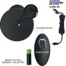 Анальная пробка с вибрацией и пультом управления Remote Control Vibrating Plug - 11 см.