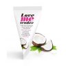 Съедобное согревающее массажное масло Love Me Tender Cocos с ароматом кокоса - 10 мл.