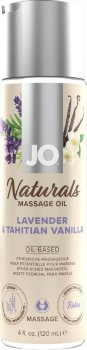 Массажное масло с ароматом лаванды и ванили JO Naturals Lavender Vanilla - 120 мл.
