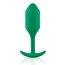 Зеленая пробка для ношения B-vibe Snug Plug 2 - 11,4 см.  Цена 11 882 руб. - Зеленая пробка для ношения B-vibe Snug Plug 2 - 11,4 см.