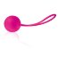 Ярко-розовый вагинальный шарик Joyballs Trend Single  Цена 2 449 руб. - Ярко-розовый вагинальный шарик Joyballs Trend Single