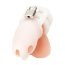 Белая клетка для пениса Silicone Small 2 in Cock Cage With Ball Divider  Цена 17 781 руб. - Белая клетка для пениса Silicone Small 2 in Cock Cage With Ball Divider