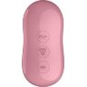 Розовый вакуум-волновой вибростимулятор Cotton Candy