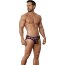 Черные принтованные трусы-джоки Natura Jockstrap - Черные принтованные трусы-джоки Natura Jockstrap