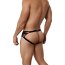 Черные принтованные трусы-джоки Natura Jockstrap - Черные принтованные трусы-джоки Natura Jockstrap