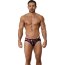 Черные принтованные трусы-джоки Natura Jockstrap - Черные принтованные трусы-джоки Natura Jockstrap