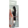 Черный миниатюрный вибратор DISCRETION - 8 см.