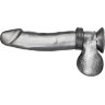 Кольцо на пенис из искусственной кожи на клепках SNAP COCK RING