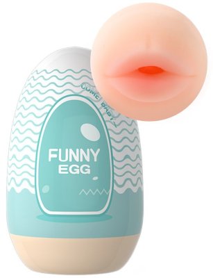 Мастурбатор-ротик Funny Egg  Цена 1 282 руб. Длина: 9 см. Диаметр: 4 см. Мастурбатор-яйцо, идеально имитирующее тип чувственного ротика. Визуальная и тактильная реалистичность, внутренняя ребристая поверхность и компактный дизайн вместе с удобным чехлом в форме яйца делают мастурбатор настоящим сокровищем, созданным лично для вас. Подобная секс-игрушка для мужчин вовсе не выглядят как таковая благодаря пластиковому чехлу, который помимо гигиенической функции, служит еще и хорошим камуфляжем. Мужской мастурбатор Funny Egg - это всегда «да»! Материал товара – гипоаллергенный медицинский силикон, который достаточно просто сполоснуть под струей теплой воды после использования. Страна: Китай. Материал: силикон.