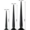 Набор из 3 длинных анальных пробок Super Long Flexible Butt Plug Set
