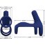 Синяя вибронасадка на пенис Vibrating Penis Sling - Синяя вибронасадка на пенис Vibrating Penis Sling