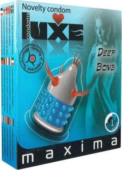Презерватив LUXE Maxima Глубинная бомба - 1 шт.
