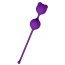Фиолетовые вагинальные шарики A-Toys с ушками  Цена 1 262 руб. - Фиолетовые вагинальные шарики A-Toys с ушками