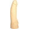 Реалистичный пустотелый фаллоимитатор с шипами у основания - 17 см.