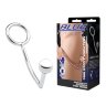 Кольцо на пенис с анальным стимулятором Stainless Steel Anal Hook Cock Ring
