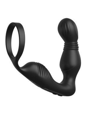 Черный вибростимулятор простаты с эрекционным кольцом Ass-Gasm Pro P-Spot Milker Длина: 13.3 см. Диаметр: 3.3 см. Погрузитесь в мир удовольствия с массажёром для простаты Ass-Gasm Pro P-Spot Milker. Это не просто устройство — это настоящий прорыв в мире интимных удовольствий, предлагающий автоматическую систему «доения», которая дарит невероятные ощущения одновременно в двух самых чувствительных зонах — вашей простате и промежности. С умно изогнутым кончиком, этот массажёр совершает волнующие движения «иди сюда», которые с каждым движением заставляют основание устройства качаться вперёд и назад, оказывая давление на промежность и стимулируя эрекцию. Одновременно с этим вы получаете мощный вибрационный пульс в кончике устройства, который усиливает интенсивность стимуляции. Массаж простаты и вибрация действуют синхронно, обеспечивая максимальное удовлетворение и приводя к мощным эякуляциям каждый раз! Преимущества массажёра Ass-Gasm Pro P-Spot Milker: Автоматическая система «доения»: Уникальная функция, которая создаёт ритмичные движения и воздействует на промежность и простату, что стимулирует не только мощные эрекции, но и самые яркие оргазмы. С каждым движением кольцо мягко тянет и массирует, создавая максимально приятные ощущения. Мощные вибрации с многоступенчатой настройкой: Массажёр оснащён двумя мощными моторами, каждый из которых активирует свои вибрационные режимы для создания захватывающих ощущений. Выберите из 3+7 режимов вибрации и наслаждайтесь разнообразием ощущений, которое подарит вам этот массажёр. Эргономичный и комфортный дизайн: Массажёр имеет оптимально подобранную форму, которая идеально подходит для глубокого проникновения и точной стимуляции простаты. Встроенное кольцо для пениса тянет и стимулирует, улучшая ощущения и поддерживая эрекцию. Перезаряжаемый через USB: Забудьте о батарейках! Просто подзарядите массажёр с помощью прилагаемого USB-кабеля, и он будет готов к работе, когда и вы будете готовы. Защита от брызг: Устройство имеет защиту от брызг, что позволяет использовать его в различных условиях, включая воду, для ещё большего комфорта. Рабочая длина - 10,2 см. Страна: Китай. Материал: силикон. Батарейки: встроенный аккумулятор.