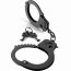Черные металлические наручники  Цена 1 757 руб. - Черные металлические наручники